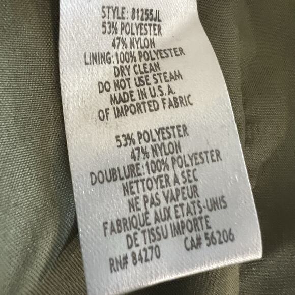 Vintage Y2K Davids Bridal Strapless Dress 14 Bubble Hem Tafetta Olive USA Prom‎ - Picture 8 of 11